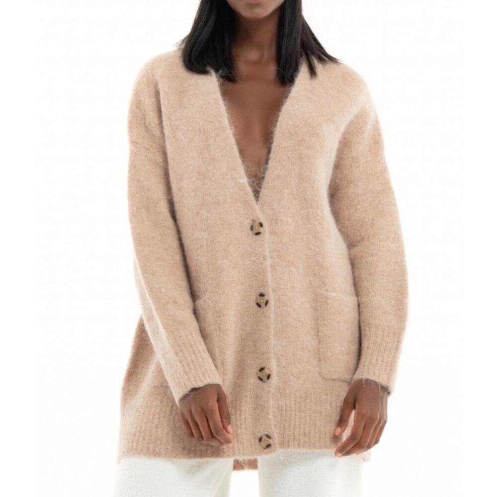UGG Jaelyn Wool and‎ alpaca Knit Cardigan Sweater Size L